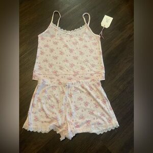 Rachel Ashwell women’s pajama floral  Sleepwear Set size s